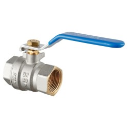 Zawór kulowy wzmocniony HISZPAN niebieska rączka KUREK - 1/2" - 3/4" - 1" - 5/4" - 6/4" - 2"