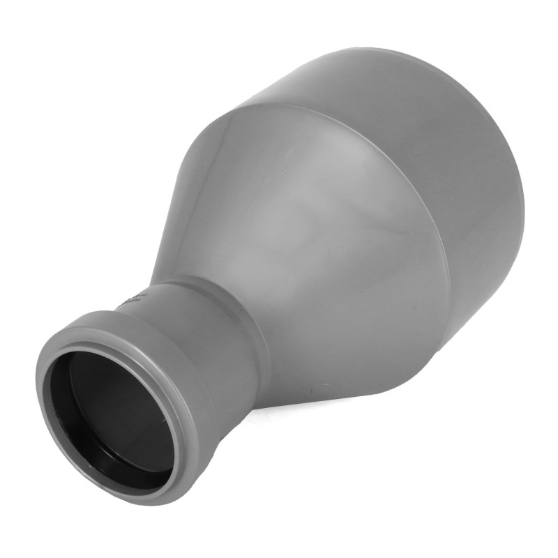 Redukcja kanalizacyjna długa fi 50 x 110 szara