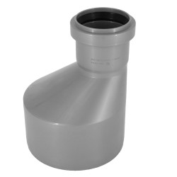 Redukcja kanalizacyjna długa fi 50 x 110 szara