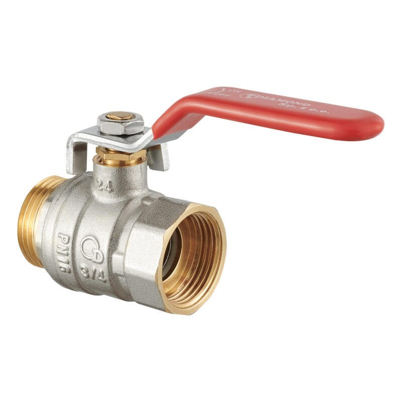 Zawór kulowy WZ - W/Z DIAMOND z rączką - Kurek 1/2" - 3/4" - 1"