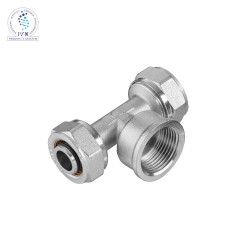 Trójnik PEX z przyłączem gwintowanym GW skręcany - skręcane