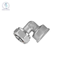 Kolano PEX z przyłączem gwintowanym GW skręcane