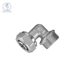 Kolano PEX z przyłączem gwintowanym GZ skręcane