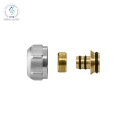 Zacisk PEX skręcany Adapter przyłączeniowy, stożkowy (eurokonus) 3/4"x16 - 3/4x16